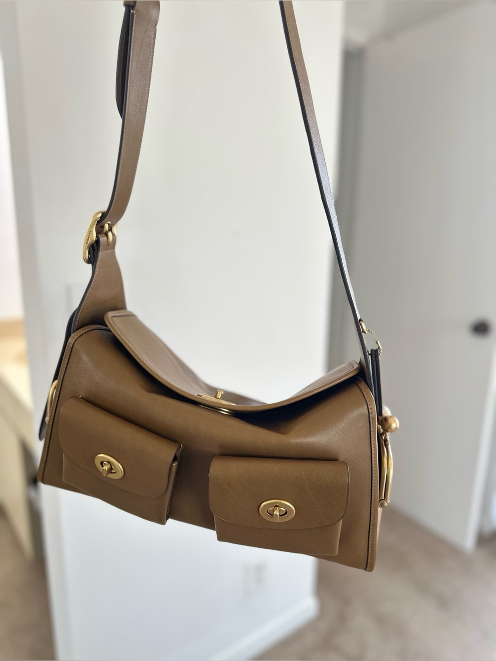 Coach Haversack Muted Olive - Picture 9 of 15